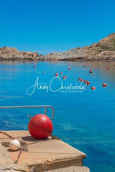 Floats in the Harbour of Sa Tuna, Spain - andychristodolophotography